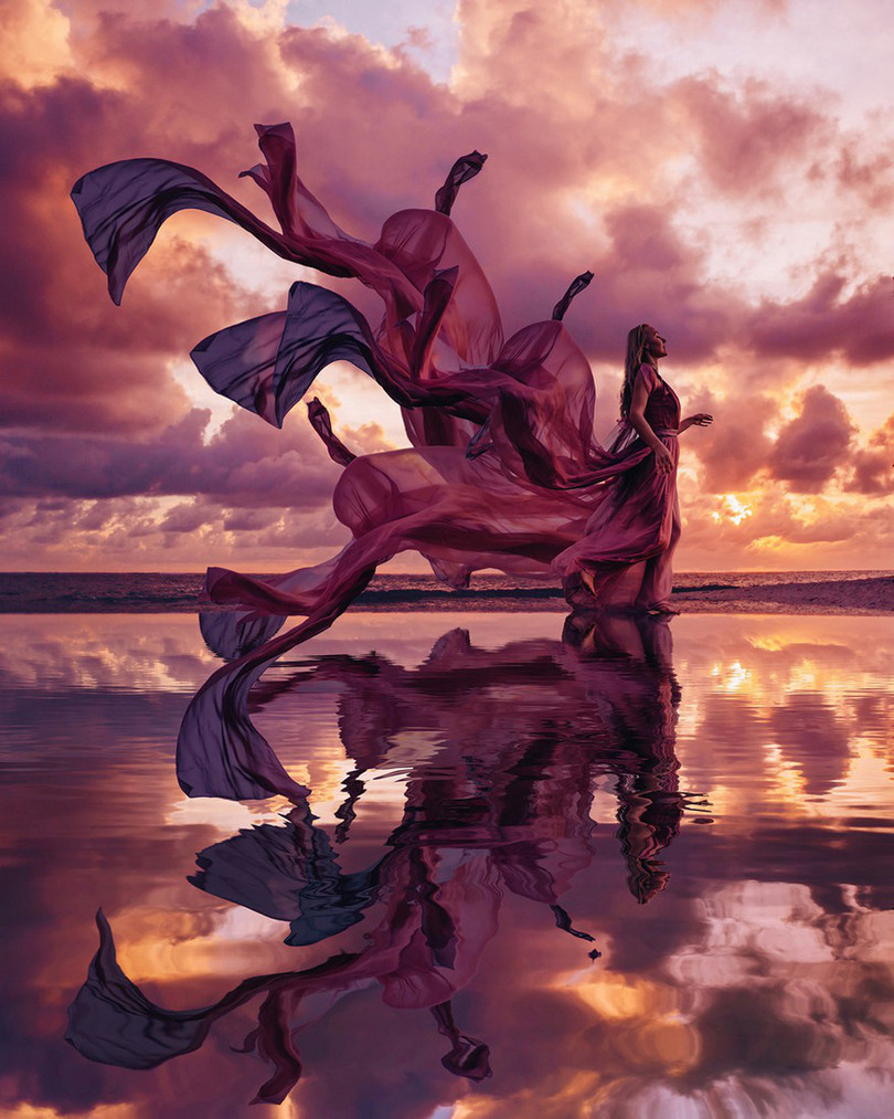 Cô gái lang thang khắp thế giới chụp ảnh đầy biến ảo