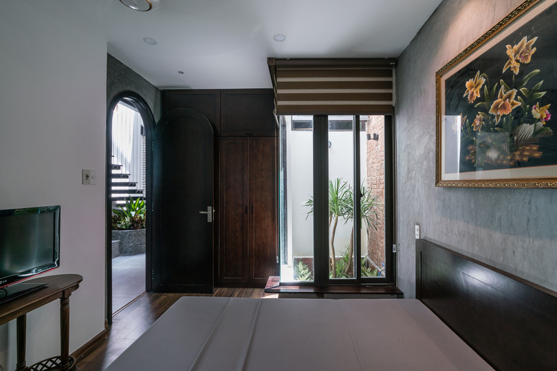 Kiến trúc độc đáo của ngôi nhà mái dốc ở Đà Nẵng