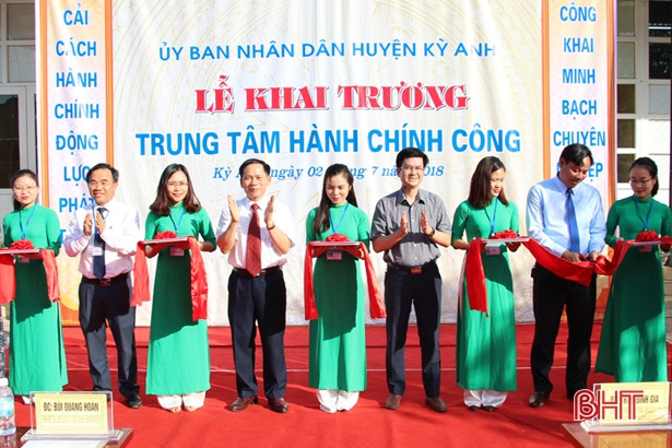 Khai trương Trung tâm Hành chính công huyện Kỳ Anh