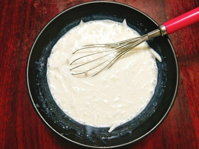 Chỉ 3 bước đơn giản có ngay kem chuối dừa vừa thơm vừa mát