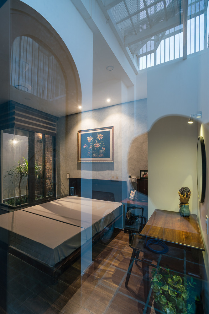 Kiến trúc độc đáo của ngôi nhà mái dốc ở Đà Nẵng