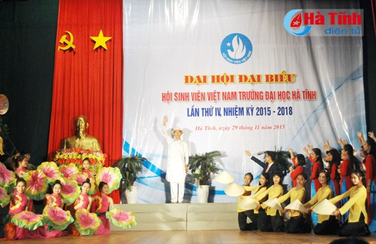 Đại hội Hội Sinh viên ĐH Hà Tĩnh nhiệm kỳ 2015 – 2018 ảnh 2