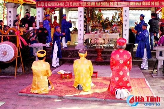 Lễ tế tổ Đại tôn dòng họ Nguyễn – Tiên Điền ảnh 1