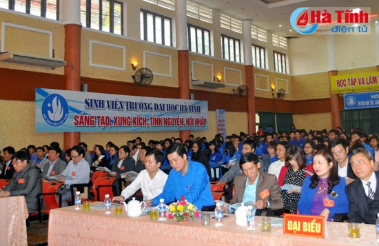 Đại hội Hội Sinh viên ĐH Hà Tĩnh nhiệm kỳ 2015 – 2018 ảnh 4