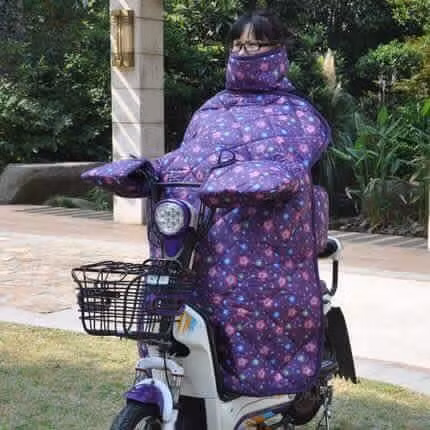 Choáng với áo chống rét "mùa đông không lạnh" khi đi xe máy cho chị em ảnh 5