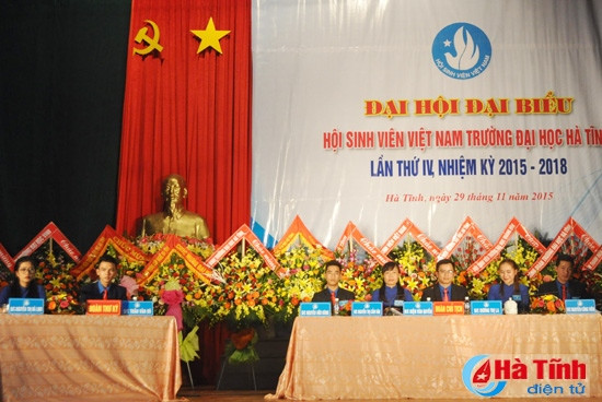 Đại hội Hội Sinh viên ĐH Hà Tĩnh nhiệm kỳ 2015 – 2018 ảnh 3