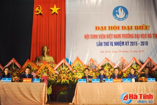 Đại hội Hội Sinh viên ĐH Hà Tĩnh nhiệm kỳ 2015 – 2018 ảnh 3