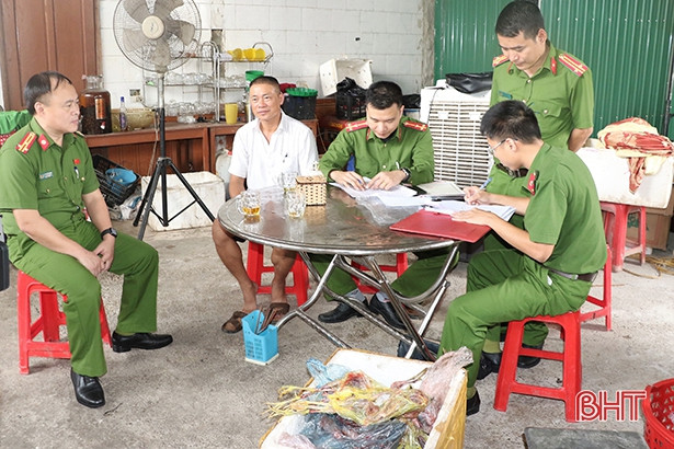 Thu giữ gần 200 kg thịt chim trời ở Đức Thọ và Can Lộc