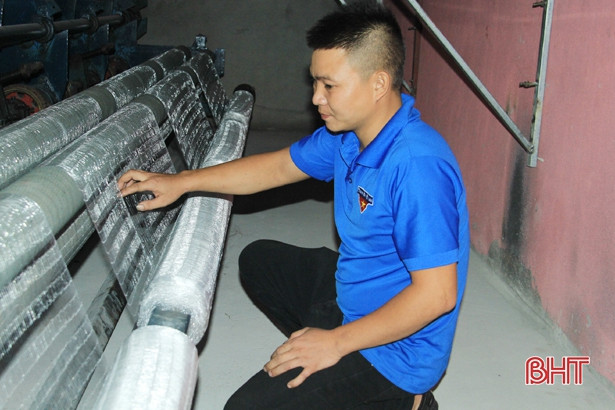 Ra mắt mô hình sản xuất lưới ngư cụ đầu tiên ở Hà Tĩnh