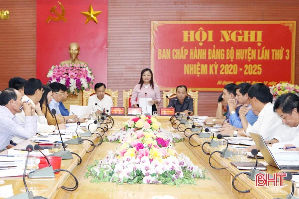 Vũ Quang tập trung hoàn thành các tiêu chí huyện nông thôn