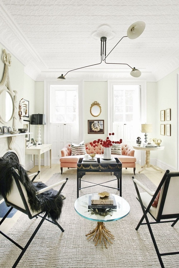 10 ý tưởng thiết kế phòng khách tông trắng đẹp xuất sắc