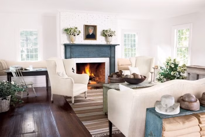 10 ý tưởng thiết kế phòng khách tông trắng đẹp xuất sắc