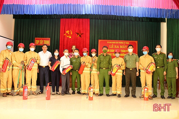 Ra mắt mô hình khu dân cư an toàn phòng cháy, chữa cháy đầu tiên tại TX Kỳ Anh