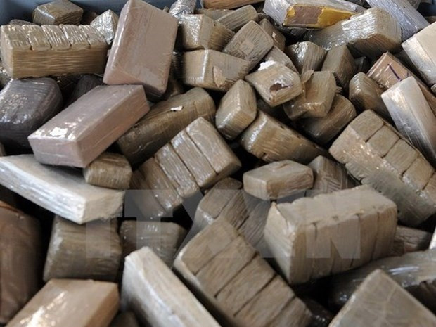 Lực lượng cảnh sát quốc gia Ecuador thu giữ gần 4 tấn cocaine