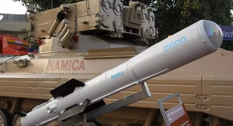 Ấn Độ bắn thử thành công tên lửa chống tăng tự phát triển