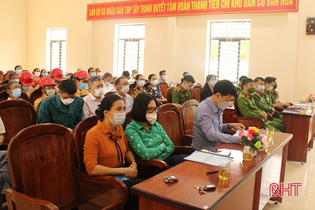 Ra mắt mô hình khu dân cư an toàn phòng cháy, chữa cháy đầu tiên tại TX Kỳ Anh
