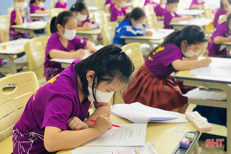 665 học sinh Hà Tĩnh hoàn thành Kỳ thi Toán quốc tế Kangaroo tại Trường Albert Einstein