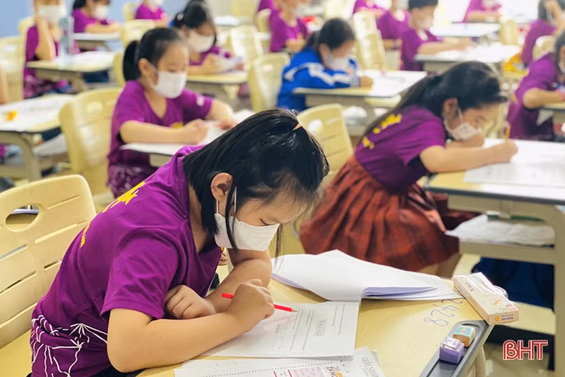 665 học sinh Hà Tĩnh hoàn thành Kỳ thi Toán quốc tế Kangaroo tại Trường Albert Einstein