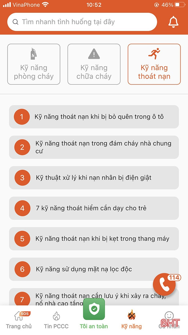 Hướng dẫn cài app “Báo cháy 114” cho hơn 1.500 cán bộ, giáo viên TX Kỳ Anh