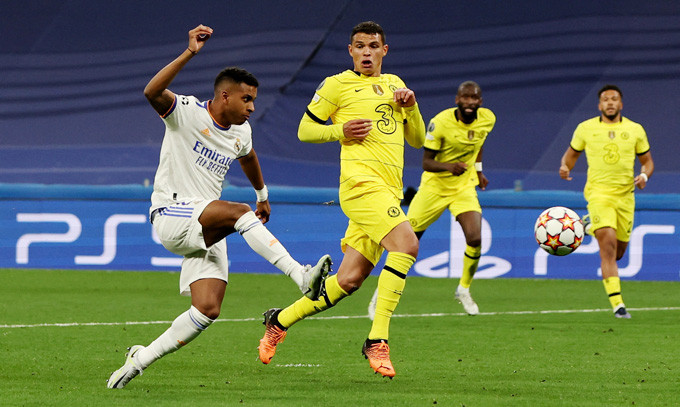 Real đánh bại Chelsea để vào bán kết Champions League