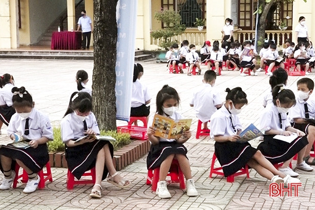 Rộn ràng ngày hội đọc sách ở Đức Thọ
