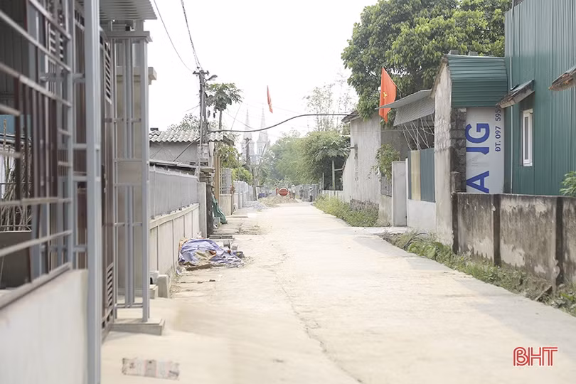 Đảng viên đi trước trong xây dựng khu dân cư NTM kiểu mẫu ở Can Lộc