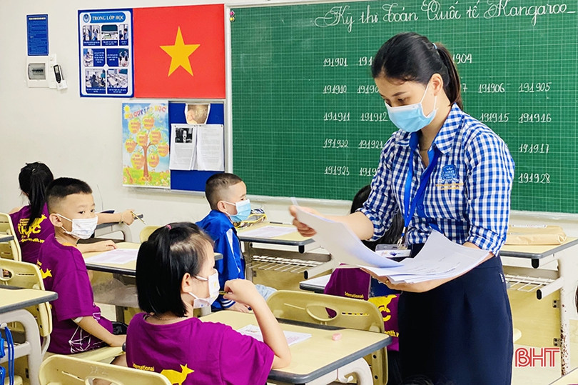 665 học sinh Hà Tĩnh hoàn thành Kỳ thi Toán quốc tế Kangaroo tại Trường Albert Einstein