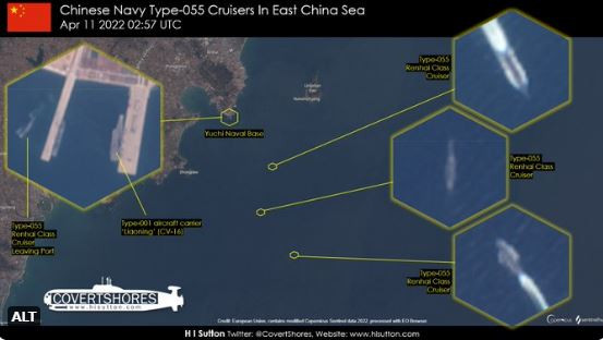 4 chiến hạm lớn nhất Trung Quốc bất ngờ xuất hiện gần nơi Mỹ-Nhật tập trận