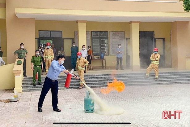 Ra mắt mô hình khu dân cư an toàn phòng cháy, chữa cháy đầu tiên tại TX Kỳ Anh