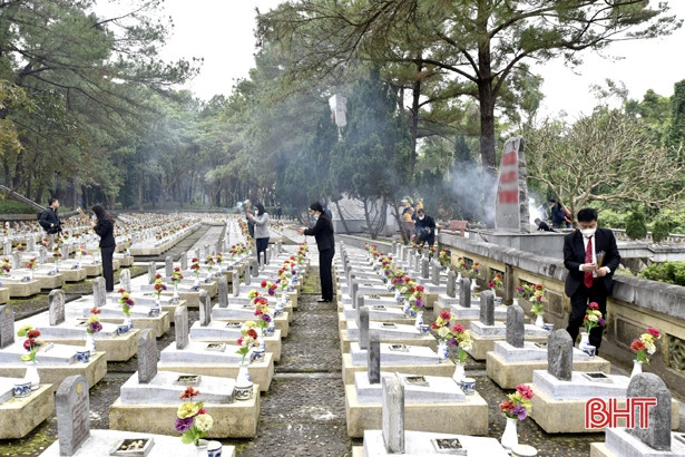 Hơn 9 tỷ đồng nâng cấp Khu mộ liệt sỹ người Hà Tĩnh tại Nghĩa trang Trường Sơn