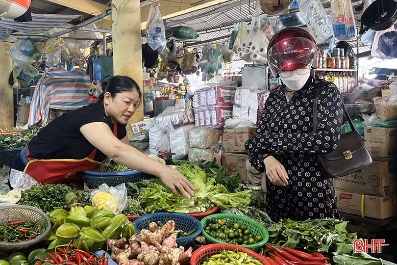 Giá hành lá tại các chợ Hà Tĩnh cao nhất từ trước đến nay, 70.000 đồng/kg