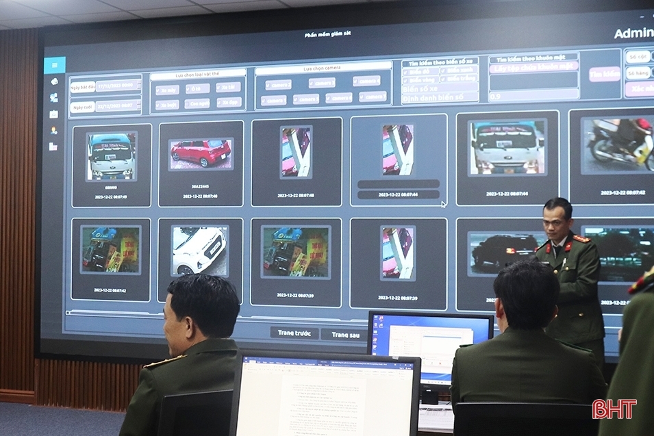 Ra mắt Trung tâm Thông tin chỉ huy Công an tỉnh Hà Tĩnh