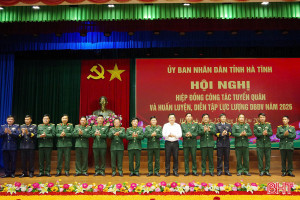 Hà Tĩnh quyết tâm hoàn thành 100% chỉ tiêu giao quân năm 2026