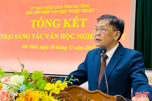 Tổng kết trại sáng tác văn học, nghệ thuật khu vực phía Nam Hà Tĩnh 
