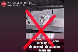 Loạt video giả vụ lật tàu gây thiệt hại cho du lịch vịnh Hạ Long