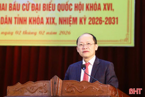 Hà Tĩnh thống nhất danh sách sơ bộ 15 người ứng cử Đại biểu Quốc hội