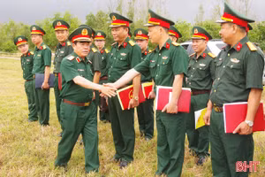 Bộ Tổng Tham mưu khảo sát khu vực thực binh diễn tập tại Hà Tĩnh