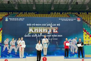 Hà Tĩnh xếp thứ 4 toàn đoàn tại Giải vô địch các CLB Karate quốc gia