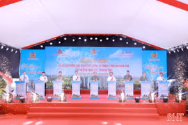 Khởi công xây dựng nhà ở cho cán bộ, chiến sĩ Công an nhân dân tại Hà Tĩnh
