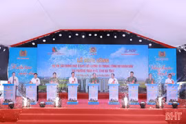 Khởi công xây dựng nhà ở cho cán bộ, chiến sĩ Công an nhân dân tại Hà Tĩnh