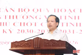 Hà Tĩnh gặp mặt cán bộ quy hoạch các chức danh lãnh đạo chủ chốt cấp tỉnh