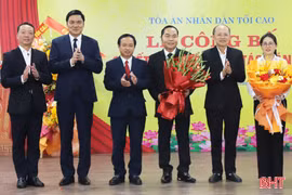 Đồng chí Trần Ngọc Sơn giữ chức Chánh án Tòa án nhân dân tỉnh Hà Tĩnh