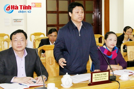 Trưởng ban Dân vận Tỉnh ủy Phan Cao Thanh: Phải sớm bổ sung đội ngũ cán bộ cho thị xã Kỳ Anh, huyện Kỳ Anh để 2 địa phương này cùng với cả tỉnh hoàn thành “nhiệm vụ lịch sử” xây dựng KKT Vũng Áng xứng tầm khu vực như Nghị quyết Đại hội Đảng bộ tỉnh lần thứ XVIII đề ra. Trưởng ban Dân vận Tỉnh ủy Phan Cao Thanh: Phải sớm bổ sung đội ngũ cán bộ cho thị xã Kỳ Anh, huyện Kỳ Anh để 2 địa phương này cùng với cả tỉnh hoàn thành “nhiệm vụ lịch sử” xây dựng KKT Vũng Áng xứng tầm khu vực như Nghị quyết Đại hội Đảng bộ tỉnh lần thứ XVIII đề ra.