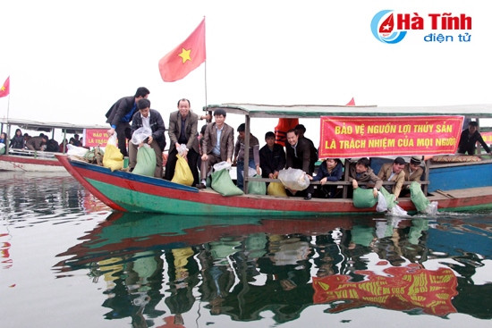 Thả 6 tạ cá giống tái tạo nguồn lợi thủy sản ảnh 1