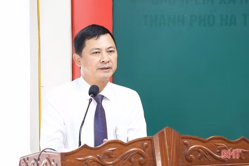 Công bố quyết định bổ nhiệm Giám đốc Sở Y tế Hà Tĩnh