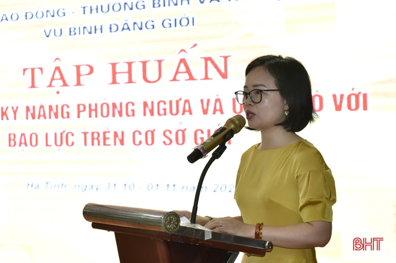 Nâng cao kỹ năng phòng ngừa và ứng phó với bạo lực trên cơ sở giới