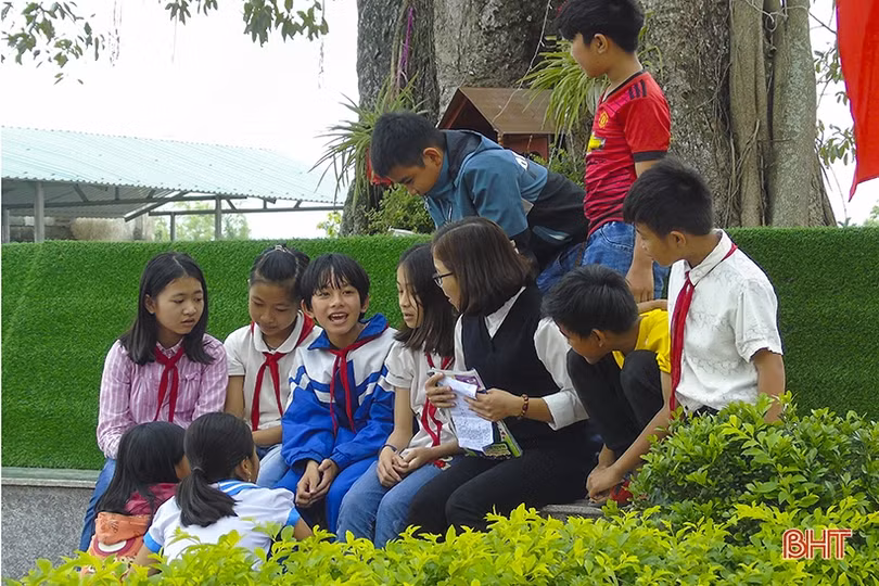 Trường làng ở Hà Tĩnh xây dựng “trường học hạnh phúc”