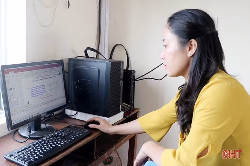 Nữ giáo viên ở Lộc Hà giỏi việc trường, xung kích hiến máu tình nguyện