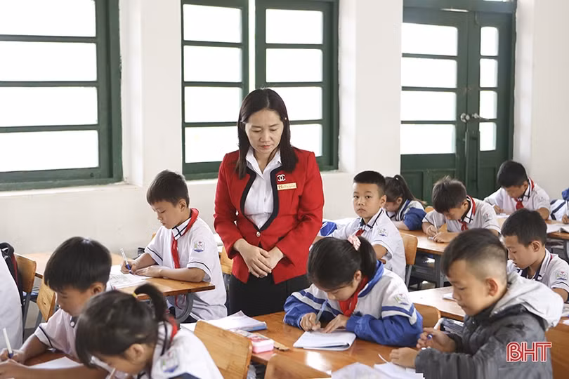 Trường làng ở Hà Tĩnh xây dựng “trường học hạnh phúc”