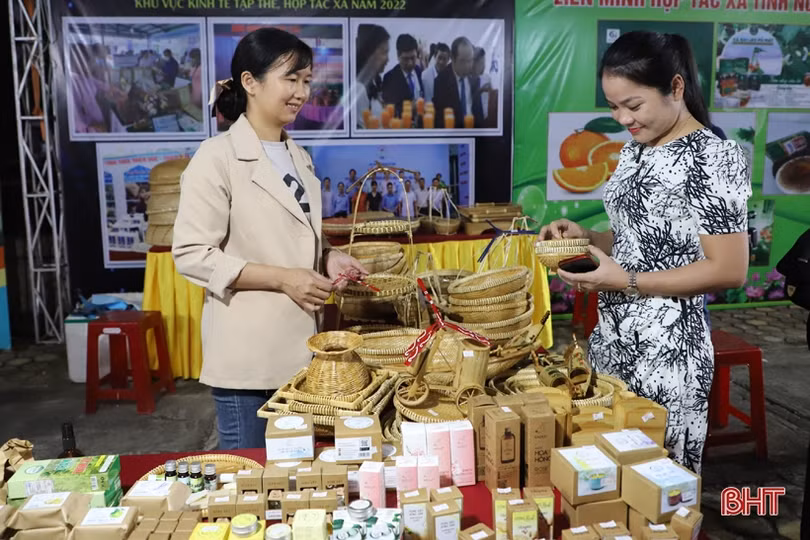 200 sản phẩm OCOP tiêu biểu các tỉnh Bắc Trung Bộ quy tụ tại TP Hà Tĩnh